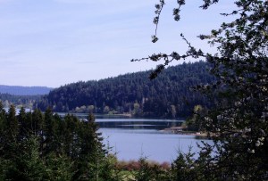 The morning complexion of St. Mary's Lake. 