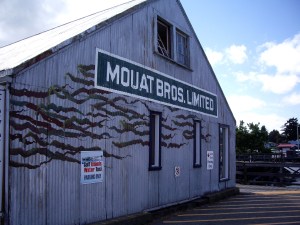 The venerable Mouat Hardware and associated businesses anchor Ganges. 