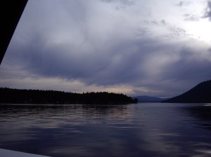 Clouds bring a chill in the air and dramatic skies.
