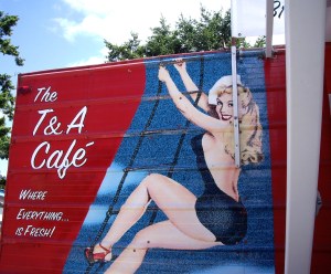 One-of-a-kind food cart in Ganges